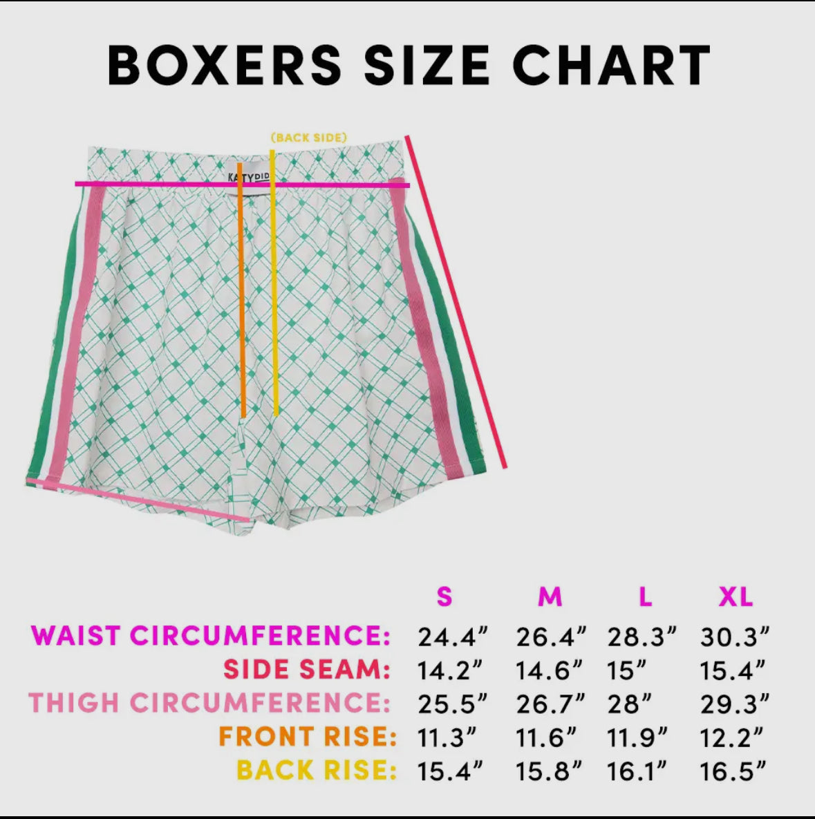 Light Pink & Green Striped Boxer Shorts