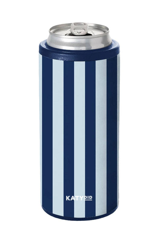 Light Blue and Navy Koozie