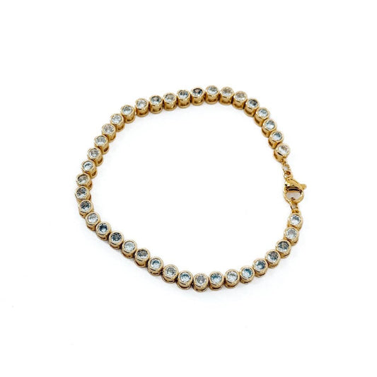 Tennis Bracelet Frosted In Diamonds - WATERPROOF