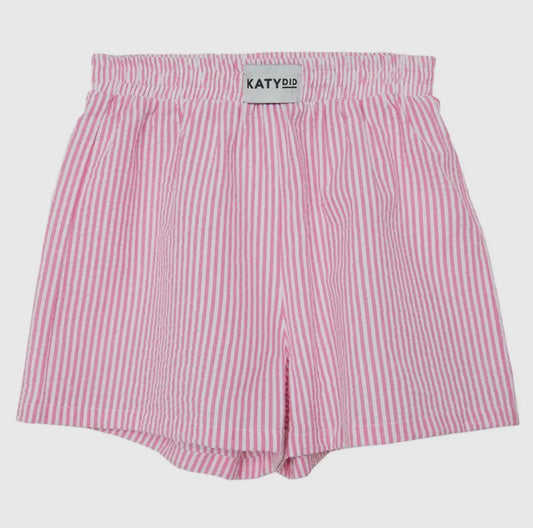 Pink Striped Boxer Shorts
