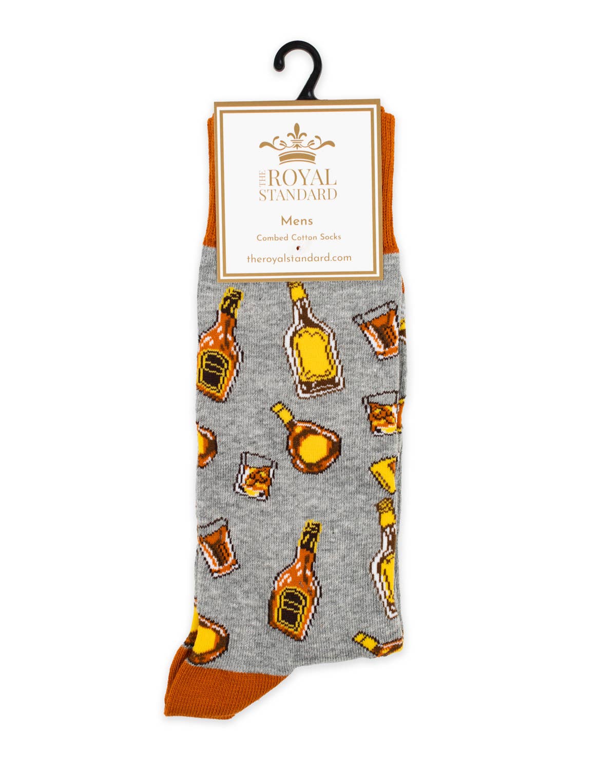 Men's On The Rocks Socks Gray/Brown One Size