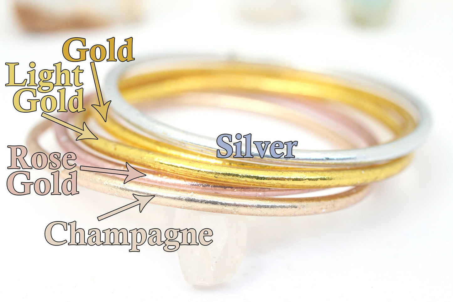 Mantra Bangle Bracelets