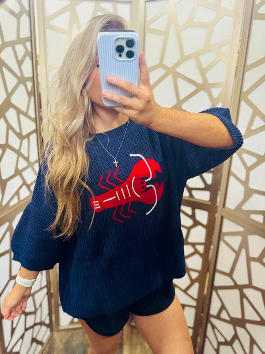 Oversized Lobster Sweater