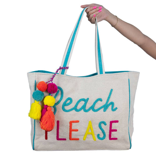 Beach PLEASE Tote Bag