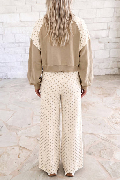 Polka Dot Colorblock Set