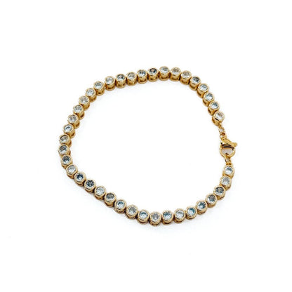 Tennis Bracelet Frosted In Diamonds - WATERPROOF