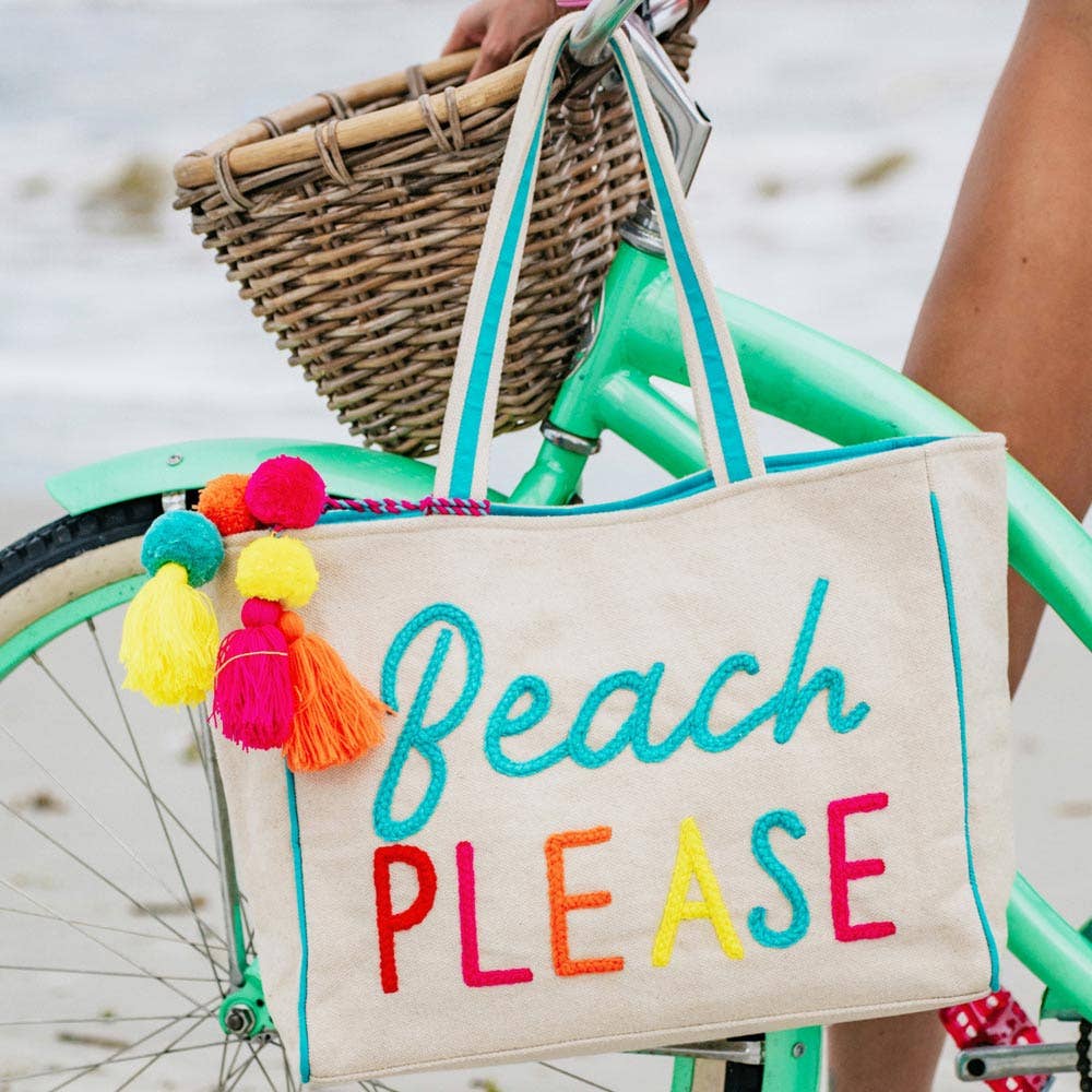 Beach PLEASE Tote Bag