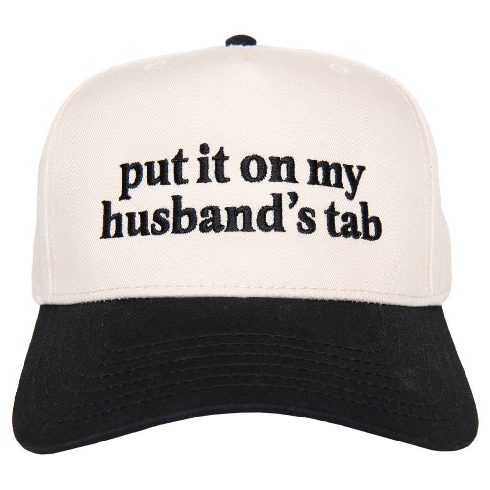 Put It On My Husband's Tab Trucker Hat