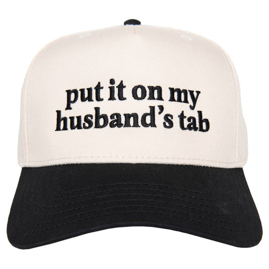 Put It On My Husband's Tab Trucker Hat