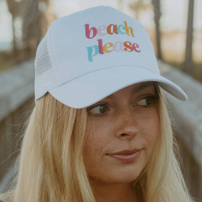 Beach Please Trucker Hat
