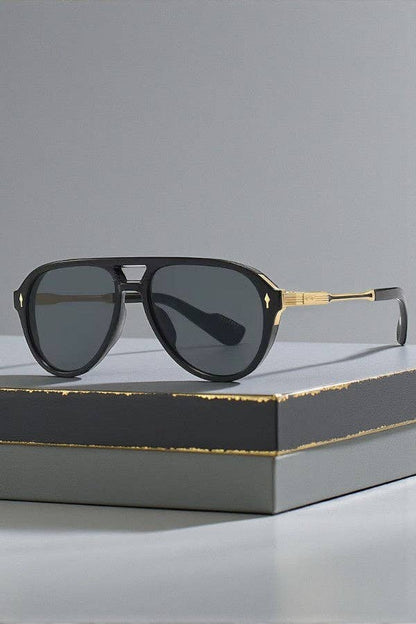 Oliver Black Aviator Sunglasses