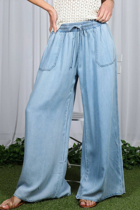 Delaney Denim Linen Pants