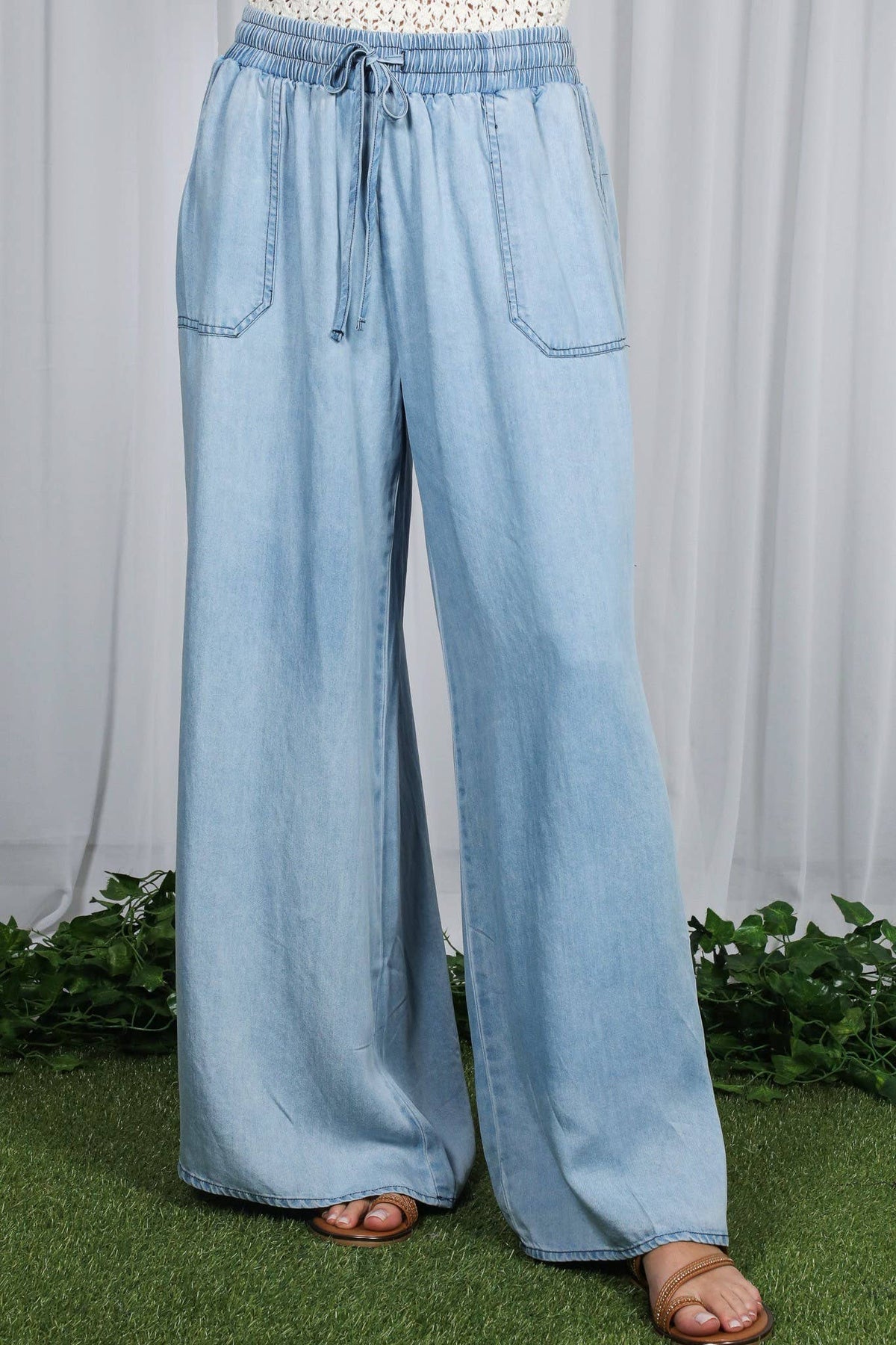 Delaney Denim Linen Pants