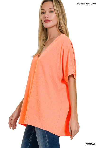 Dolman short sleeve top