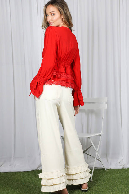 The Delilah Ruffle Jeans