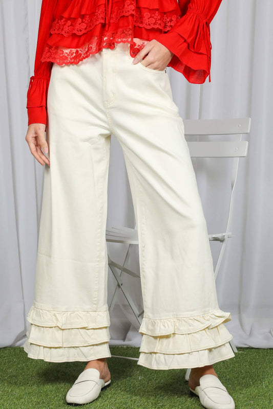 The Delilah Ruffle Jeans