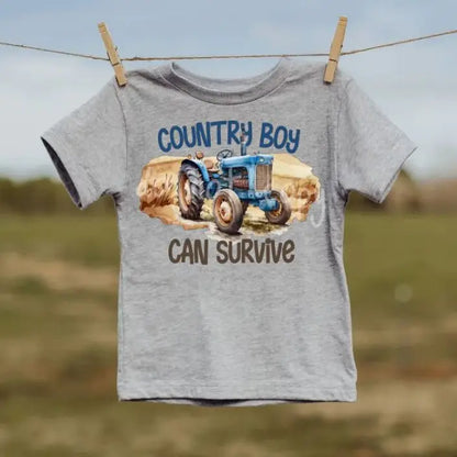 Country Boy Can Survive Boys Shirt