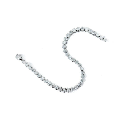 Tennis Bracelet Frosted In Diamonds - WATERPROOF