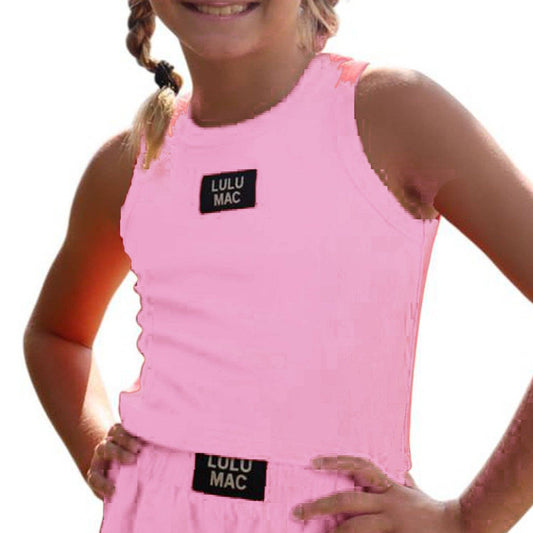 Light Pink Lulu Mac Girls Tank