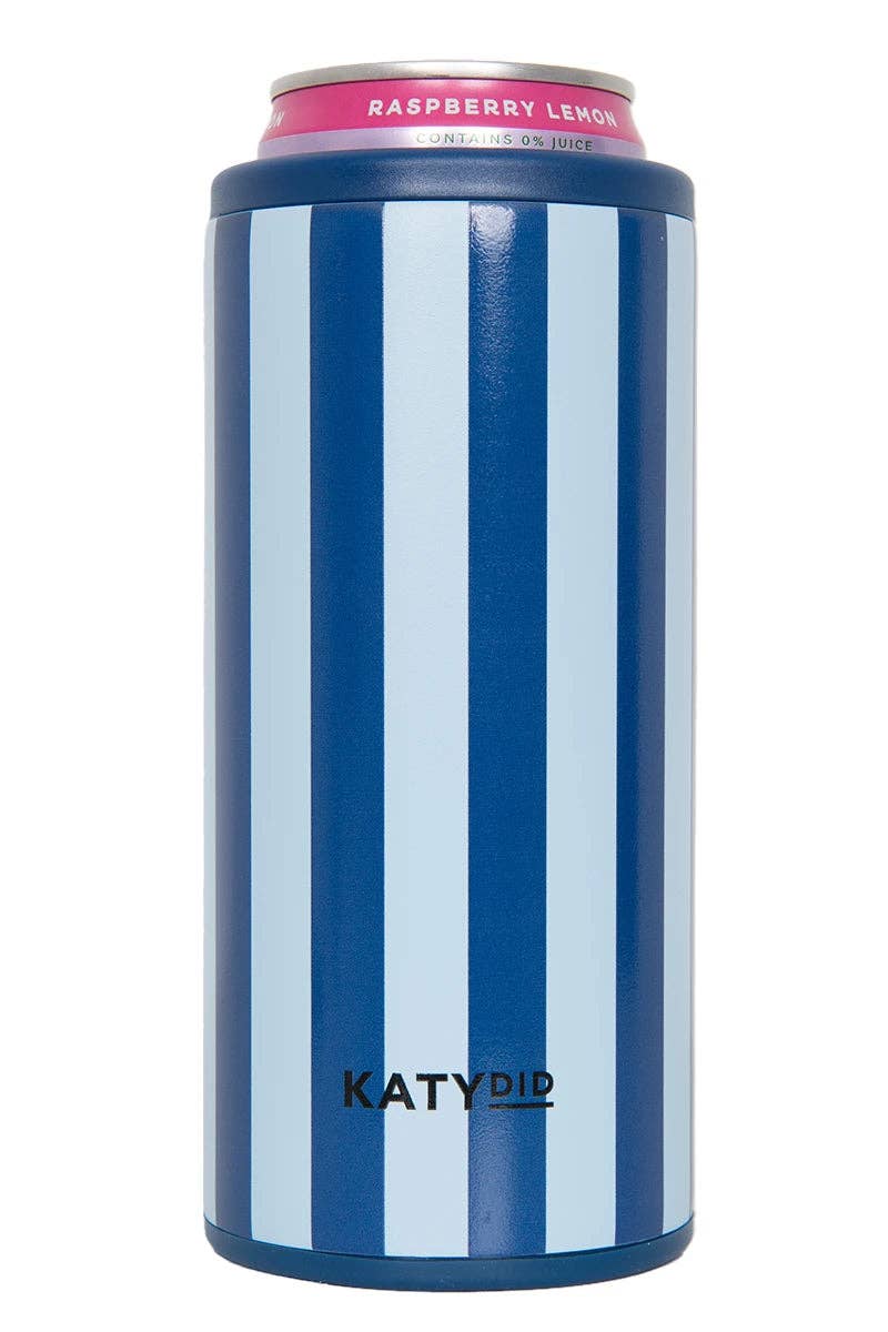 Light Blue and Navy Koozie